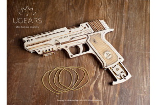 Ugears Wolf-01 Handfeuerwaffe – mechanische Modell